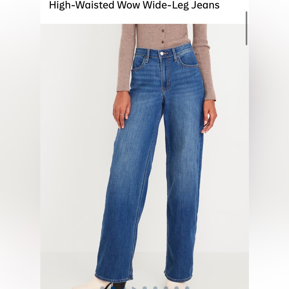 High Waisted Wide Leg Jeans